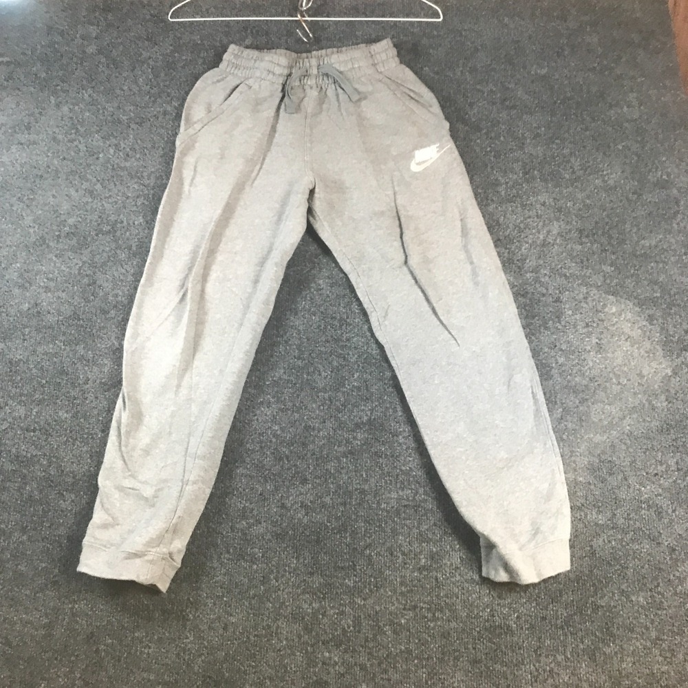Nike Joggers Sweatpants Boys 22x25 Gray Fleece Comfort Classic Performance